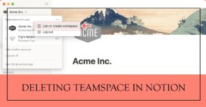 How to Delete Teamspace in Notion